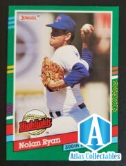 1991 Donruss #BC-15 Nolan Ryan ASTROS HIGHLIGHTS 300TH WIN